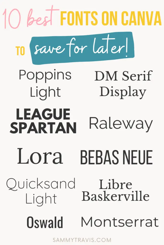 10 best fonts on canva, best fonts to use on canva, best canva fonts for designers 