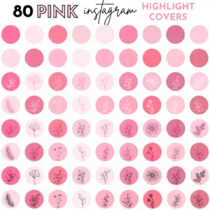 pink instagram highlight cover, cute instagram highlight cover, instagram highlight icon