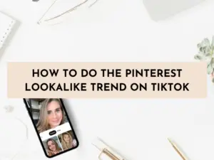 pinterest trend, pinterest lookalike trend, pinterest tiktok trend, pinterest look a like trend on tik tok, how to do the pinterest trend