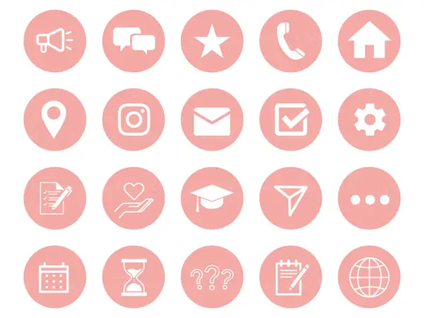 Pink Instagram Highlight Icons, Instagram Template, Influencer Media Kit, Instagram Stories, Instagram Branding, Highlight Icon, Blog