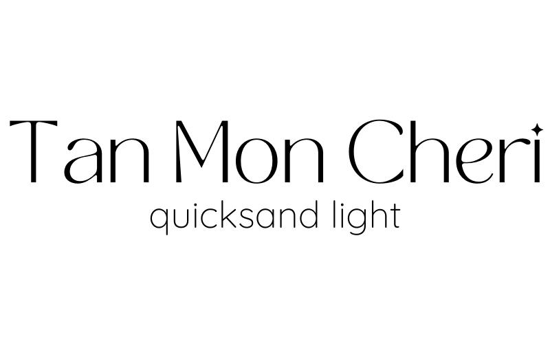 bet canva font pairings, tan mon cheri and quicksand light