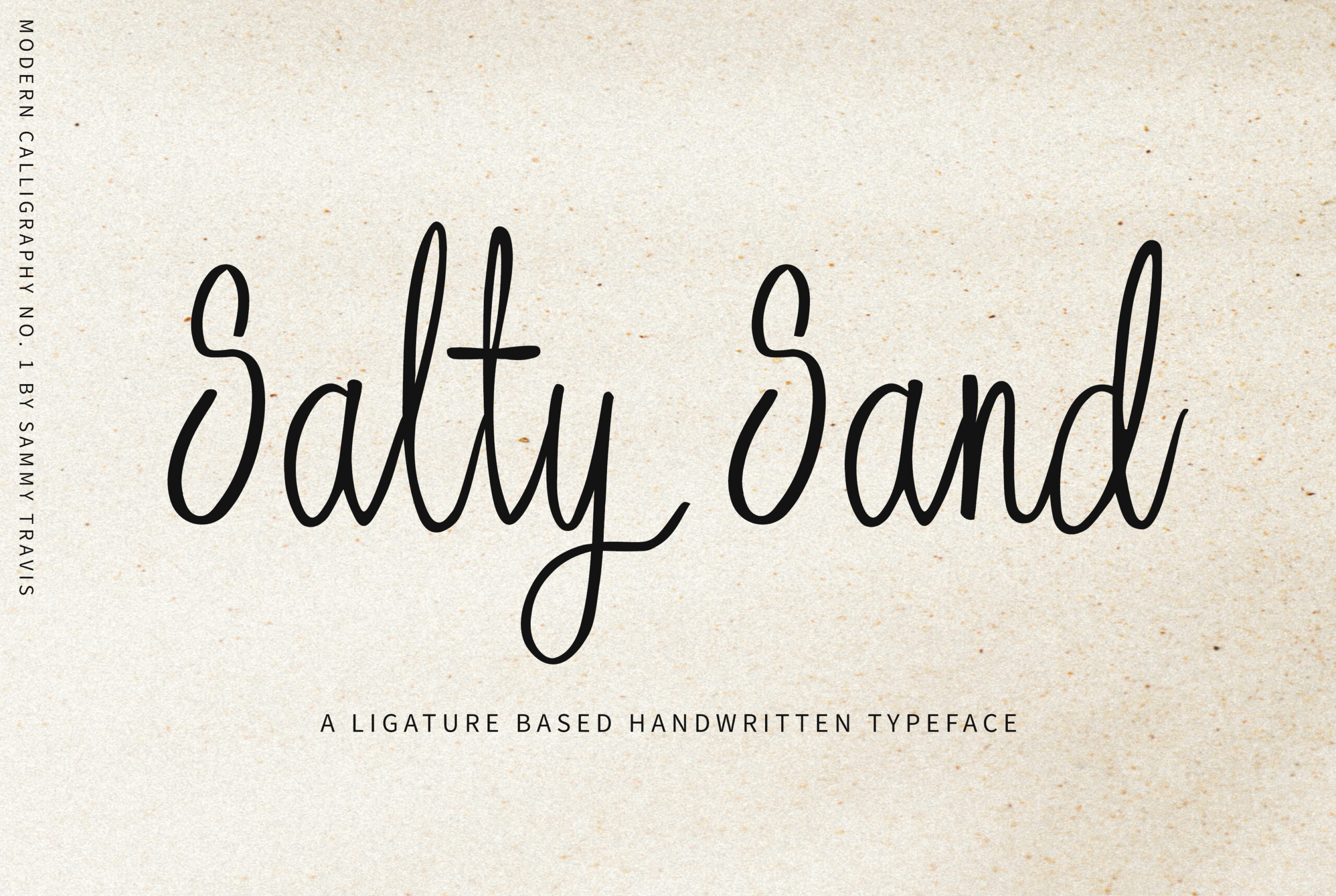 salty sand script font, handwritten script font, hand-lettered script font, modern script font, popular script fonts, popular handwritten script font, cute script font