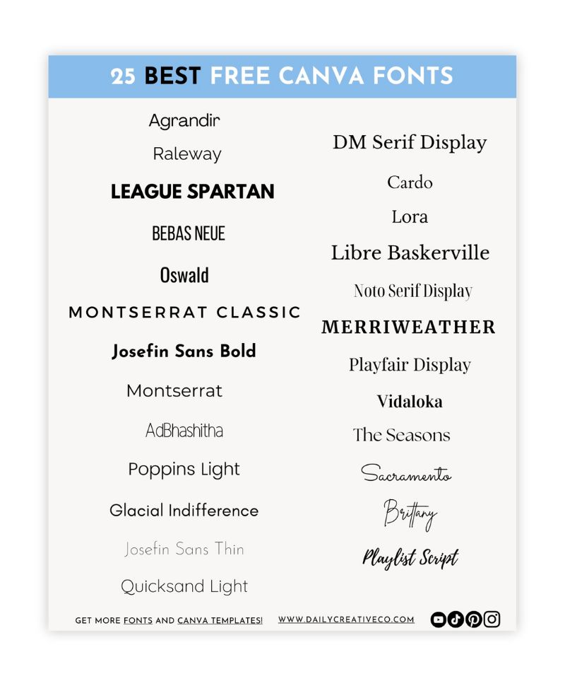 best free canva fonts template - free canva template download