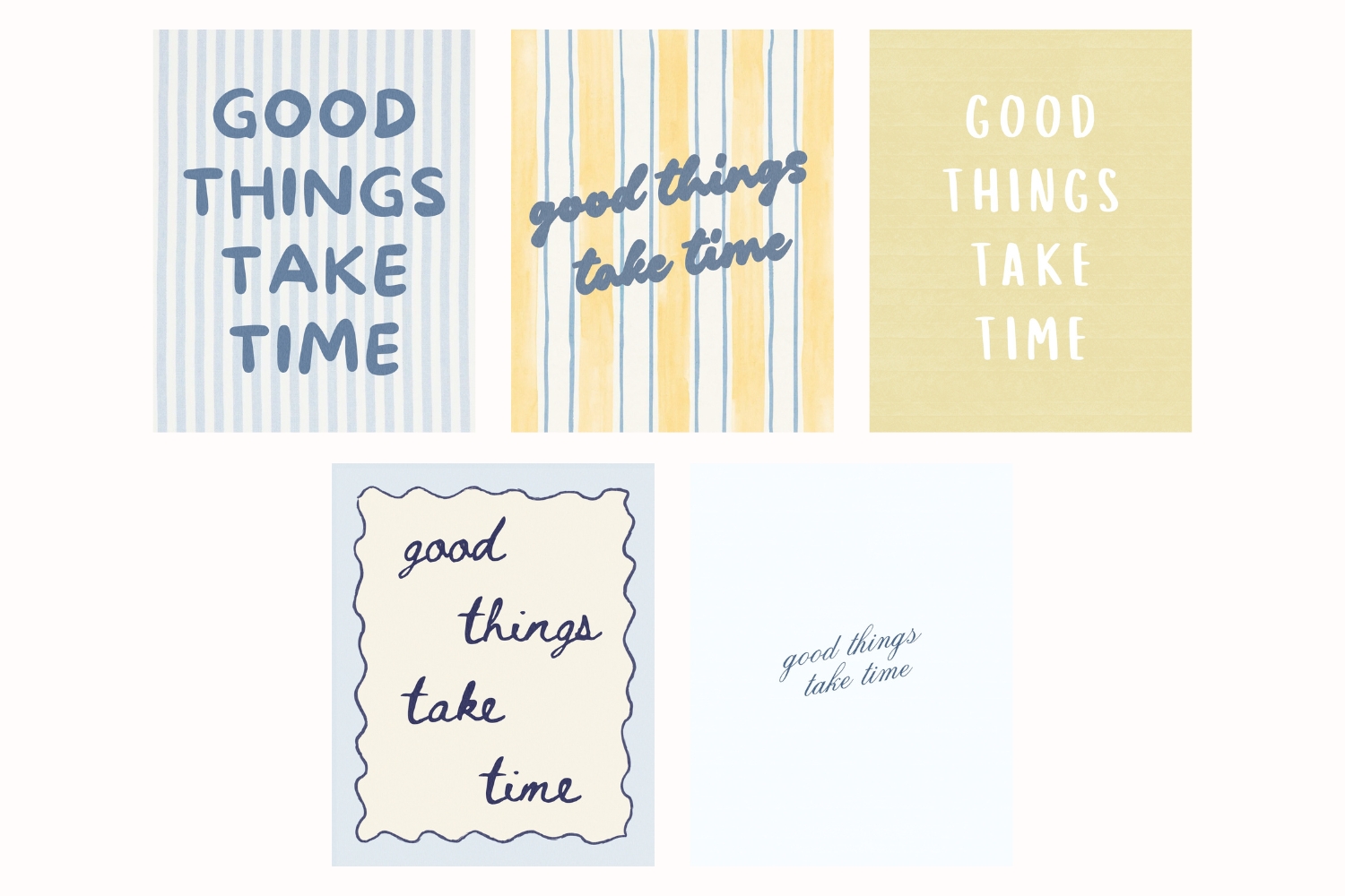 font comparison graphic design typography inspiration, paper texture typography quote aesthetic handwritten style good things take time design