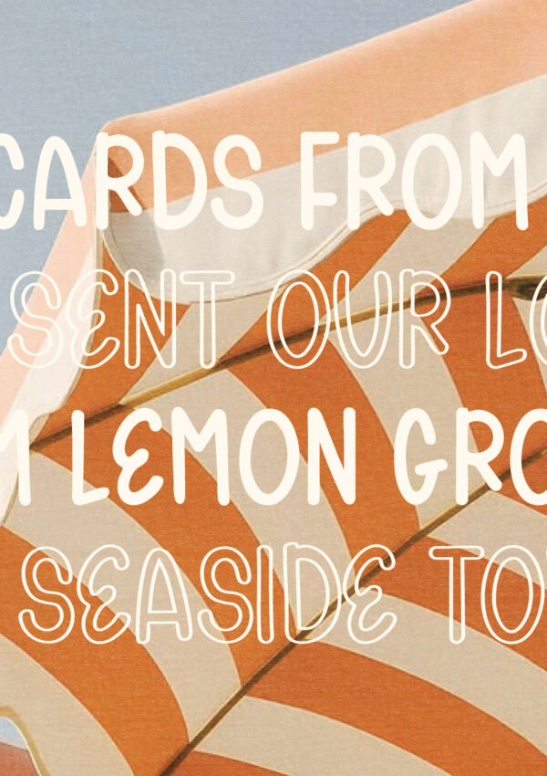Italian summer inspired font Gelato Daydreams for nostalgic food branding and cafe design