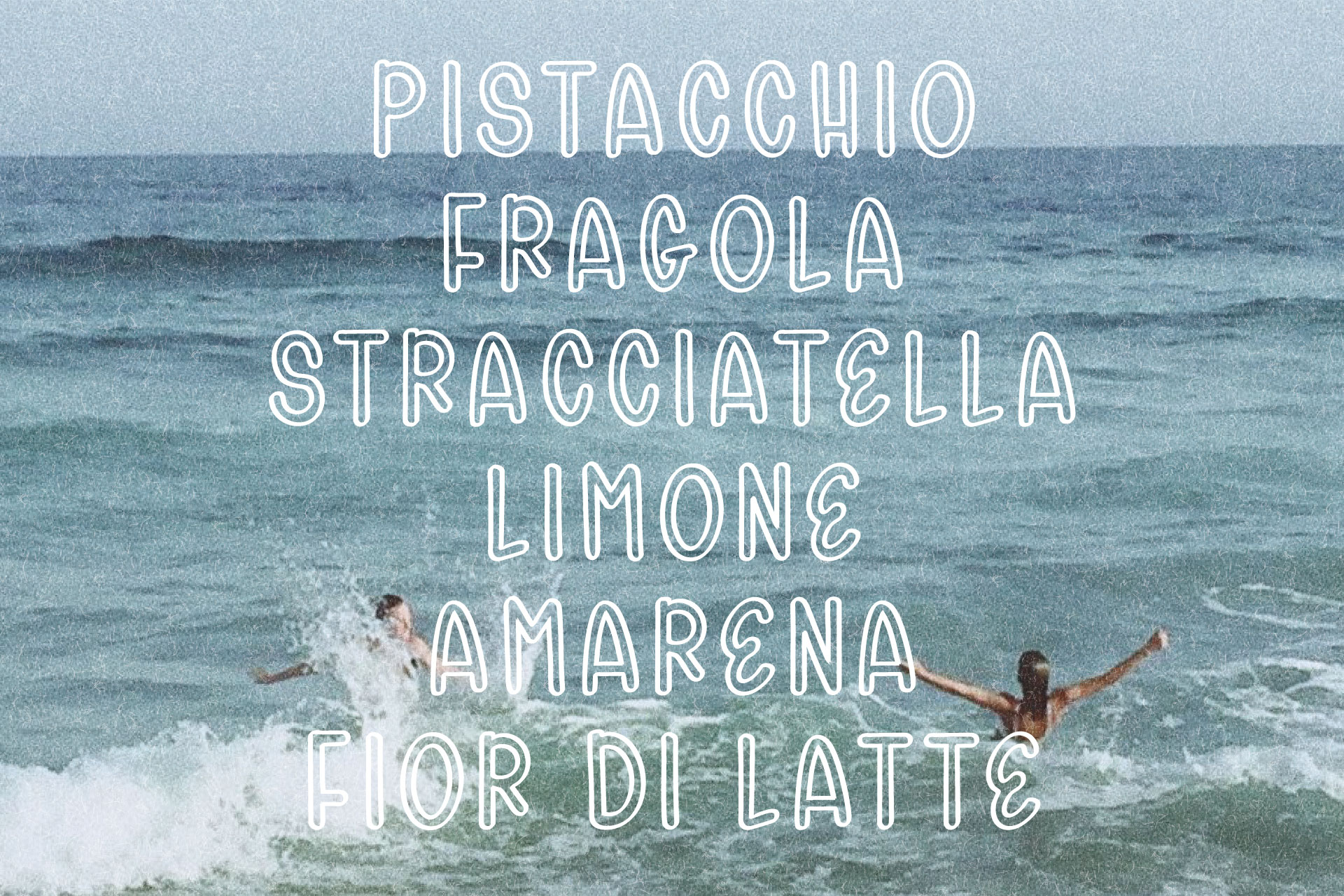 Gelato Daydreams display font used in sweet packaging label and summer brand design ideas