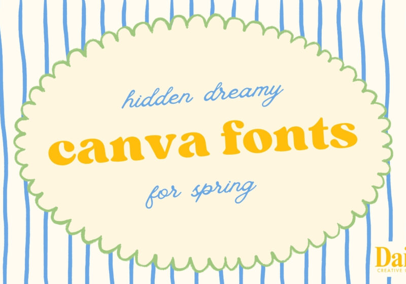 Best Canva fonts Type Drop featuring curated aesthetic font ideas for branding, Pinterest graphics, invitations, and creative projects.